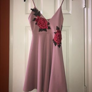 Muave Rose Dress